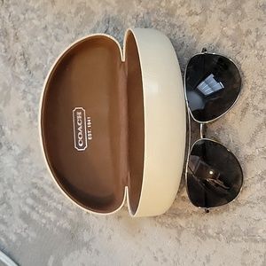 Coach aviator sunglasses